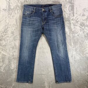 Armani Jeans J08 Slim Fit Jeans Men's Size 36x30 Blue Denim Pants